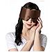 Maschera Per Dormire In Seta Regolabile A Doppia Faccia Coffee - Foto miniatura 3