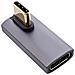 Adattatore USB4, spina /presa USB-C verticale angolata a destra /sinistra - Foto miniatura 1