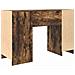 Scrivania Rovere Fumo 120x42x76 cm in Legno Multistrato - Foto miniatura 8