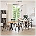 Gambe Tavolo Pranzo A Forma X 2 Pz Nero 60x(72-73) Cm Acciaio - Foto miniatura 2