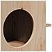 Cuccia per Gatti 51x35x30 cm in Legno Massello di Pino - Foto miniatura 6