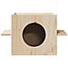 Cuccia per Gatti 51x35x30 cm in Legno Massello di Pino - Foto miniatura 3