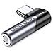 Adattatore Vention Bgwh0 Da Type-c A Jack 3,5mm Gaming, Angolo Retto 90â° Grey - Foto miniatura 1