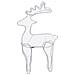 Decorazione Natalizia Renna In Rete Con 306 Led 60x24x89 Cm - Foto miniatura 6