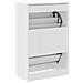 Lusso Casadino -  Scarpiera Bianca 60x34x96,5 Cm In Legno Multistrato - Foto miniatura 6