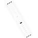 Cinturino Morbido In Silicone Per Apple Watch 42/44/45/49 Mm White - Foto miniatura 1