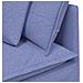 Modulo Divano Angolare Modulare con Cuscini Blu Jeans 100 cm - Foto miniatura 6