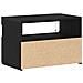 Mobile TV con luci LED 2 pezzi, Rovere Nero 60x35x40 cm, Legno ingegnerizzato - Foto miniatura 3