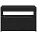 Mobile TV con luci LED 2 pezzi, Rovere Nero 60x35x40 cm, Legno ingegnerizzato - Foto miniatura 7
