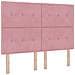 Struttura del letto  Rosa 140x200 cm Velluto - Foto miniatura 7