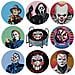 Set Di 8 Sottobicchieri In Acrilico Con Diamanti Fai-da-te, Design Halloween Con Personaggi Horror, Compatibile Con Decorazioni Per Feste E Uso Domestico - Foto miniatura 1