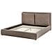 Letto Bouclé Bajonna 160 X 200 Cm Marrone - Foto miniatura 4