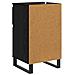 Credenza Rovere nero 35 x 40 x 70 cm Legno multistrato - Foto miniatura 8