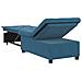 Divano Letto Blu 67 x 194 x 38 cm Velluto - Foto miniatura 7