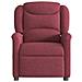 Poltrona Reclinabile in Tessuto Rosso Vino - Foto miniatura 3