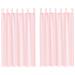 Tende in Voile con Passanti 2 pz Rosa Chiaro 140x175 cm - Foto miniatura 1
