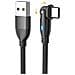 Cavo Di Ricarica Dati Usb A Type-c Rotante A 180° - Confezione Da 2, Ricarica Rapida, Treccia In Nylon Black 3 M - Foto miniatura 1