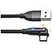 Cavo Di Ricarica Dati Usb A Type-c Rotante A 180° - Confezione Da 2, Ricarica Rapida, Treccia In Nylon Black 3 M - Foto miniatura 4