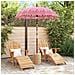 Parasol Balinese Rosa 180-190 cm Cotone, legno massello - Foto miniatura 3