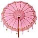 Parasol Balinese Rosa 180-190 cm Cotone, legno massello - Foto miniatura 8