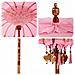 Parasol Balinese Rosa 180-190 cm Cotone, legno massello - Foto miniatura 9