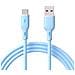 Cavo Di Ricarica Rapida Usb Type-c Da 66w Per Telefoni Cellulari - Cavo Dati In Silicone Blue - Foto miniatura 1