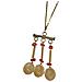 Collana Lunga Carina Con Ciondoli Vintage In Ottone Placcato Oro - Foto miniatura 2