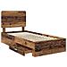 Struttura del letto Legno vecchio 90 x 190 cm Legno multistrato - Foto miniatura 5