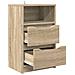 Comodini 2 pcs Rovere Sonoma 40 x 30 x 467 cm Legno multistrato - Foto miniatura 5