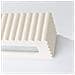 Lampada Da Parete In Ceramica Rigata Beige Sl. 1886 - Moderno Lampada Da Parete Beige 10x34x12 Cm - Foto miniatura 5