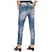 Jeans Lunghi Da Donna Effetto Consumato 10dbf0667 - Foto miniatura 2