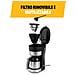 Macchina Da Caffè Inox, 10 Tazze, Caraffa Termica, Funzione Mantieni Caldo, Sistema Antigoccia, Filtro Riutilizzabile, Indicatore Acqua, Bpa Free, Spegnimento Automatico - Foto miniatura 3