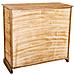 Credenza In Legno E Rete Marrone 86x33x78,5h - Foto miniatura 4