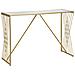 Tavolo Consolle Vkh624-oro-metallo-120x40x80 Cm - Foto miniatura 1
