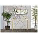 Tavolo Consolle Vkh624-oro-metallo-120x40x80 Cm - Foto miniatura 8