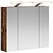Mobiletto per specchio da bagno Legno vecchio 60 x 14,5 x 50 cm - Foto miniatura 1