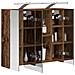 Mobiletto per specchio da bagno Legno vecchio 60 x 14,5 x 50 cm - Foto miniatura 3