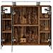 Mobiletto per specchio da bagno Legno vecchio 60 x 14,5 x 50 cm - Foto miniatura 7