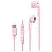 HA-FR17UC Cuffie Cablato In-ear Musica e Chiamate USB tipo-C Rosa - Foto miniatura 1