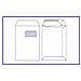 500 buste a sacco bianche 230x330mm c / finestra 100gr adesiva competitor - Foto miniatura 1
