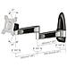 AR210 24" supporto da parete per tv a schermo piatto - Foto miniatura 5