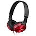 MDR-ZX310AP Cuffia Stereo Padiglione Auricolare Cablato con Microfono Integrato Colore Rosso - Foto miniatura 1