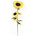 1 Fiori Artificiale Tris Girasole 110 Cm Finti Decorazione Per Festa Cerimonie Matrimonio Hotel - Foto miniatura 1