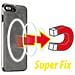 Magnet-x, Cover Per Porta Telefono Magnetici - Apple Iphone 6 / 6s - Nero - Foto miniatura 2