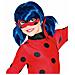 Parrucca Blu Ladybug Per Bambina - Foto miniatura 1