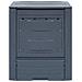 Compostiere Per Giardino 2 Pz Grigio 60x60x73 Cm 520 L - Foto miniatura 3