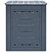 Compostiere Per Giardino 2 Pz Grigio 60x60x73 Cm 520 L - Foto miniatura 4