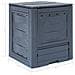 Compostiere Per Giardino 2 Pz Grigio 60x60x73 Cm 520 L - Foto miniatura 7