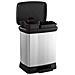 Cesto Con Pedale Per Segregazione Curver Deco Bin Metallizzato 10 + 18l - Foto miniatura 1