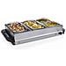 Scaldavivande Buffet 300 W 6,8 L In Acciaio Inox Argento - Foto miniatura 3